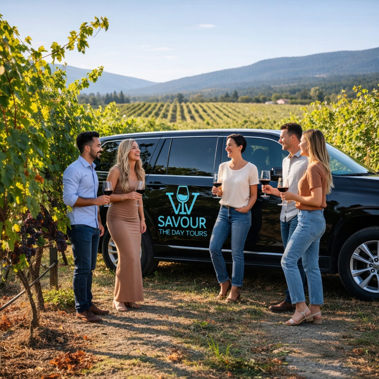 Private Luxury Friends Wine Tour - Lake Country